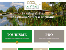 Tablet Screenshot of camping-bordeaux.com